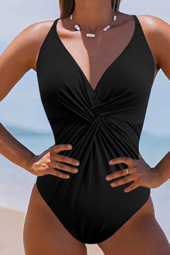 Twist & Turn Backless Charm Swimsuit