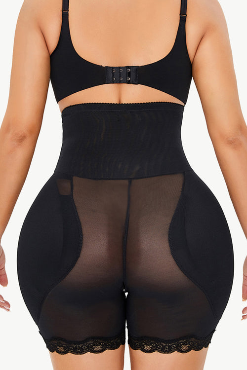 Confidence Boost Lace Trim Shaping Shorts