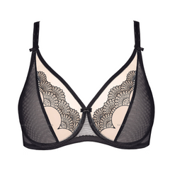 Gorteks Heidi Sheer Full Plunge Luxury Bra