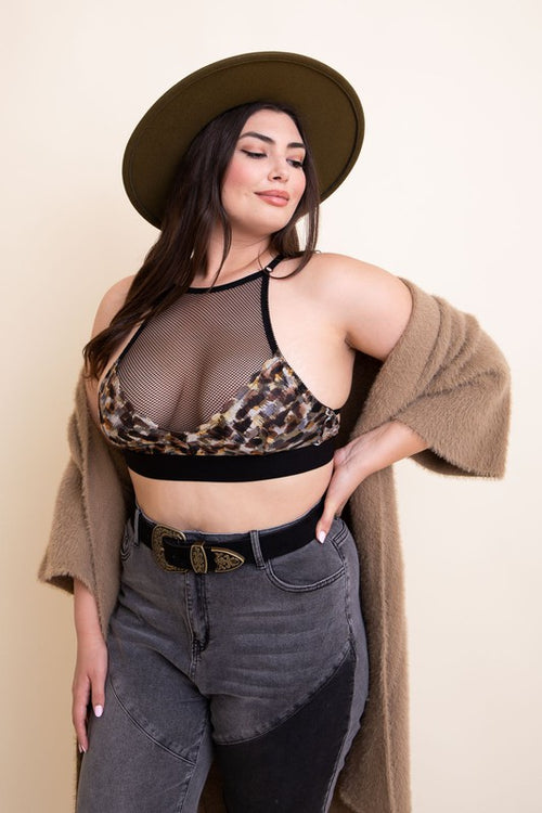Enchanted Love Mesh Bralette: Romance's Embrace