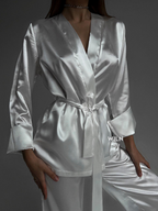 Royal Reverie Luxe Satin Lounge Ensemble