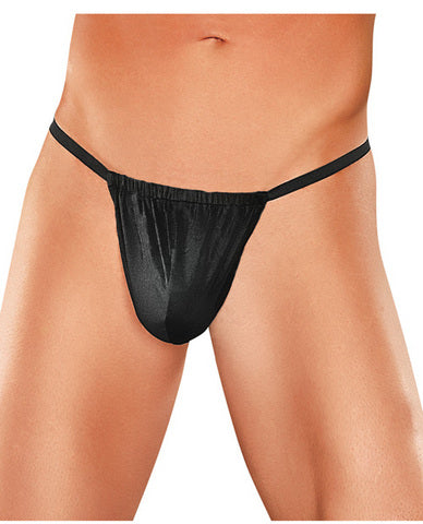 Midnight Enchantment Silk Thong: Indulge Hearts 💖