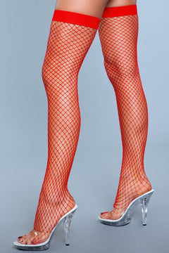 Rebel Goddess Fishnet Thigh High Delight