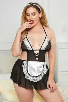 Maid of Dreams Ruffled Lace Ensemble