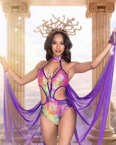 Gorgon Goddess Glamour Costume Ensemble