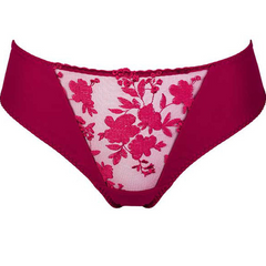Tango Red Sheer Lace Thong