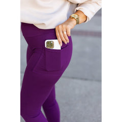 Ready to Ship | The Kinsley Purple Full Length Leggings
