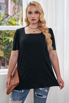 Enchanted Emerald Ruffle Top: Curvy Charm 💚