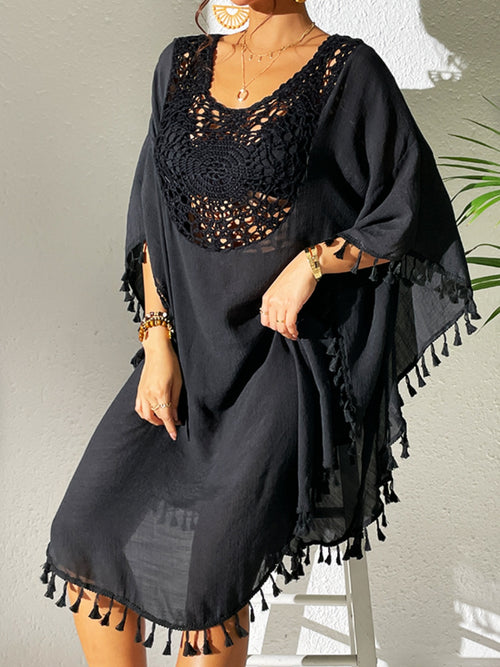 Tassel Dreams Playful Sheer Cover-Up