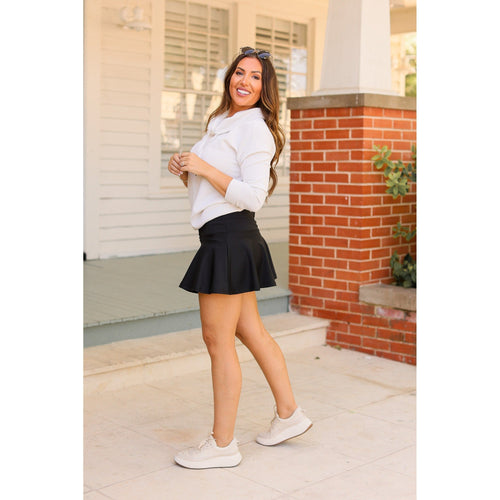 Ready to Ship | The Brielle Black Skort