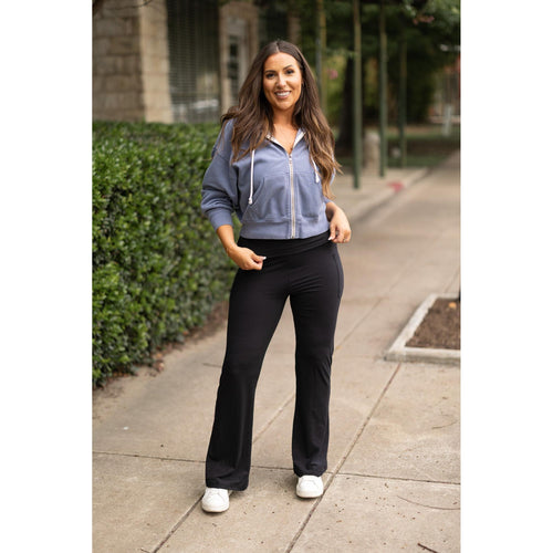 Hannah's Trendy Bootcut Fold Over Delight