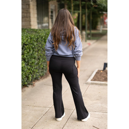 Hannah's Trendy Bootcut Fold Over Delight