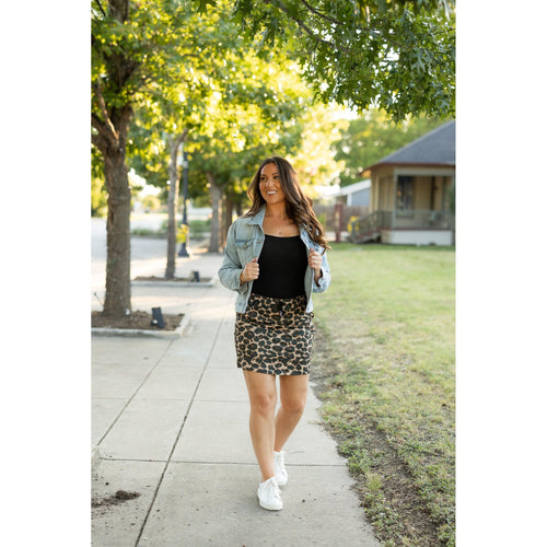 Liana's Bold Statement Jogger Skirt