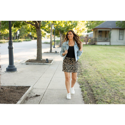 Liana's Bold Statement Jogger Skirt