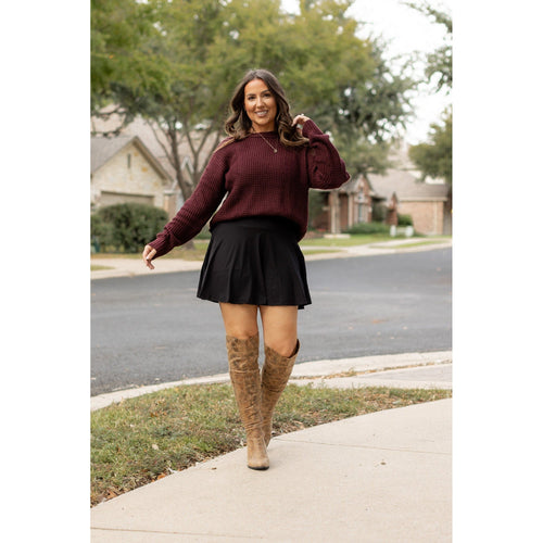 Ready to Ship | The Brielle Black Skort