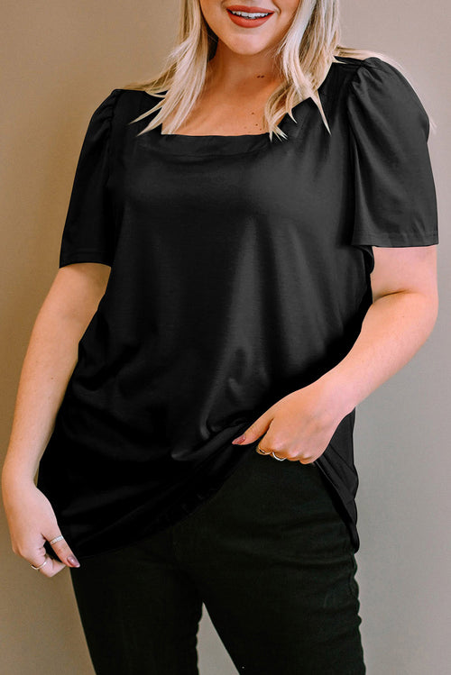 Enchanted Emerald Ruffle Top: Curvy Charm 💚