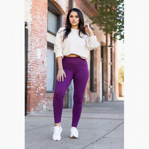 Ready to Ship | The Kinsley Purple Full Length Leggings