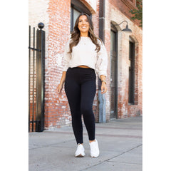 Ready to Ship | BLACK FULL-LENGTH Leggings with POCKET