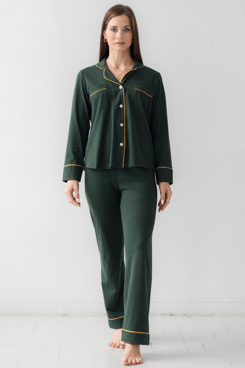 Classic Luxury Pajamas in Brushed Pima Cotton