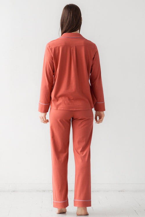 Classic Luxury Pajamas in Brushed Pima Cotton