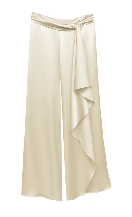 Diana's Champagne Dreamy Draped Pants