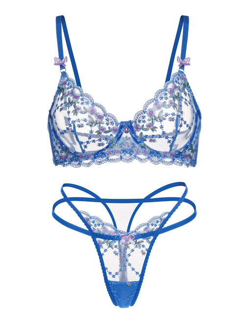 Nautical Nights Blossom Lingerie Set