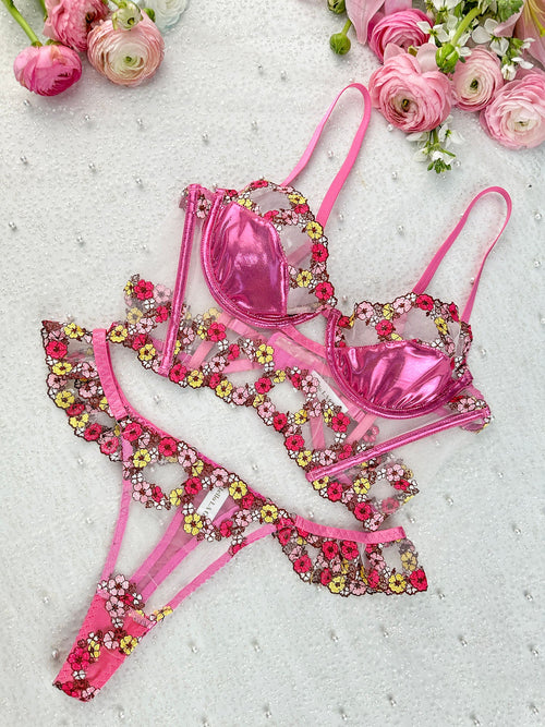 Amelia Petal Lingerie Set
