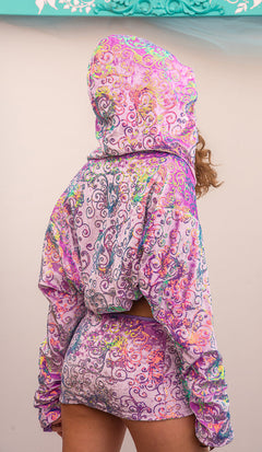 ElectroGlam Sequin Velvet Skirt