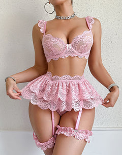 Pink Lace Daydream Set