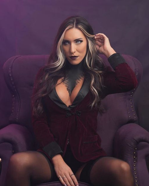 Goddess of Glamour Smoking Jacket Ensemble