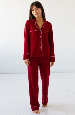 Classic Luxury Pajamas in Brushed Pima Cotton