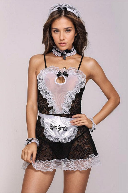 Maid Mischief Fantasy Babydoll Ensemble