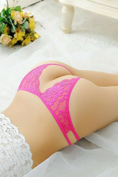 All Lace Wide Crotchless Panty