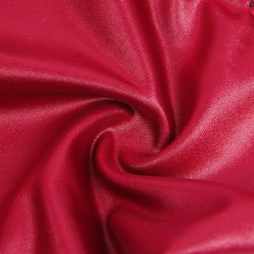 Burgundy Faux Leather Teddy Lingerie