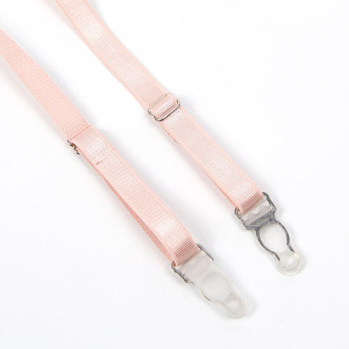 Feather Lace Chain Lingerie Bra Set