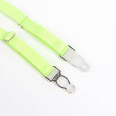 Neon Lace Bra and Garter Set