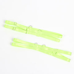 Neon Lace Bra and Garter Set