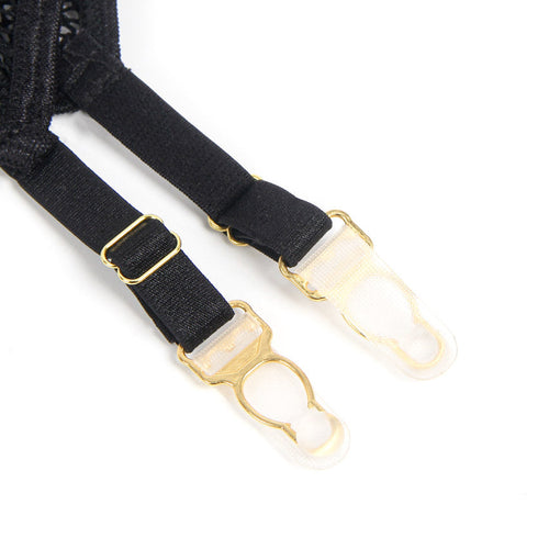 Pleather Deep V Halter Chemise