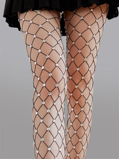 Dazzle in Timeless Fishnet Tights Today