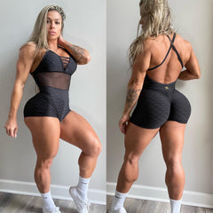 NEKKID Black Curvy Comfort Active Jumpsuit