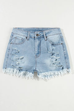 Hannah's Essential High Waist Denim Shorts