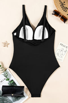 Twist & Turn Backless Charm Swimsuit