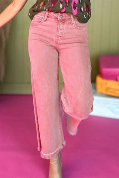 Harper's Bold Rise Cropped Jeans