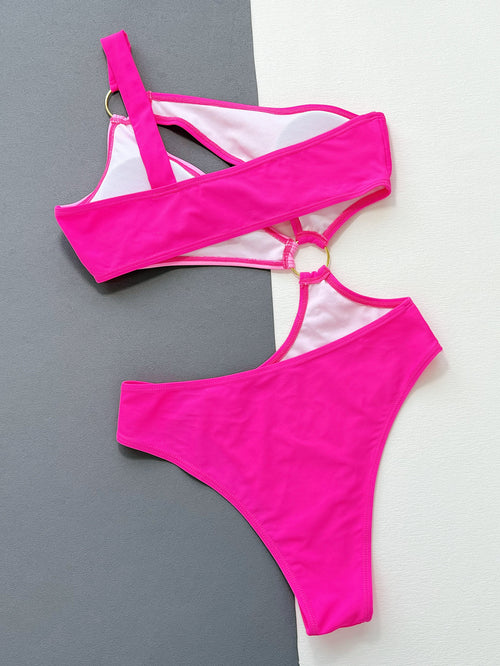 One-Shoulder Floral Dream Swimsuit