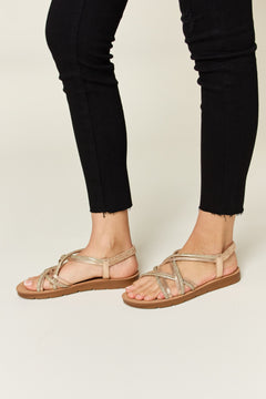 Opulent Radiance Rhinestone Sandals