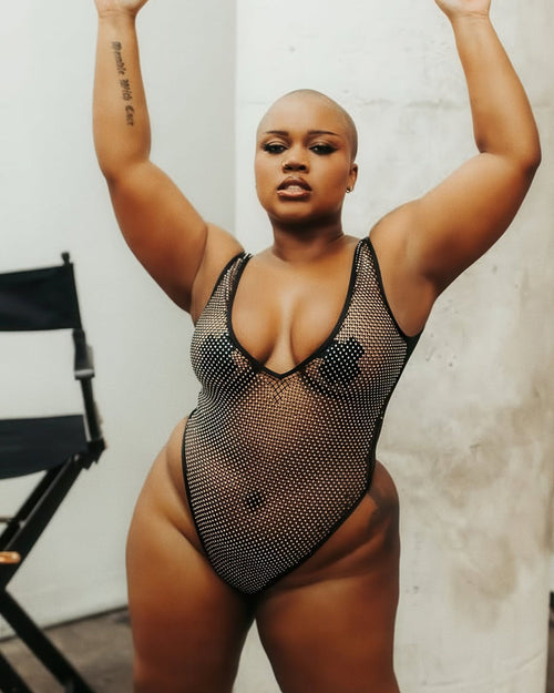 Think Pink Rhinestone Teddy