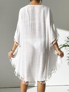 Tassel Dreams Playful Sheer Cover-Up