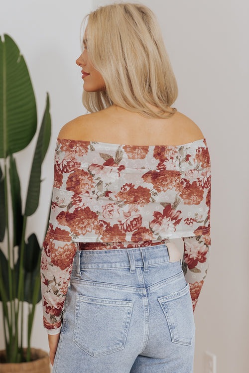 Floral Fantasy Sheath Bodysuit