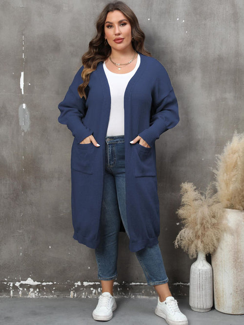 Moonlit Elegance Plus Size Cardigan