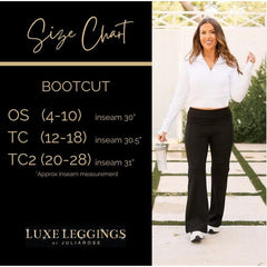 Ready to Ship  | The Maeve -  MAROON Bootcut Leggings with Pockets - Round 2